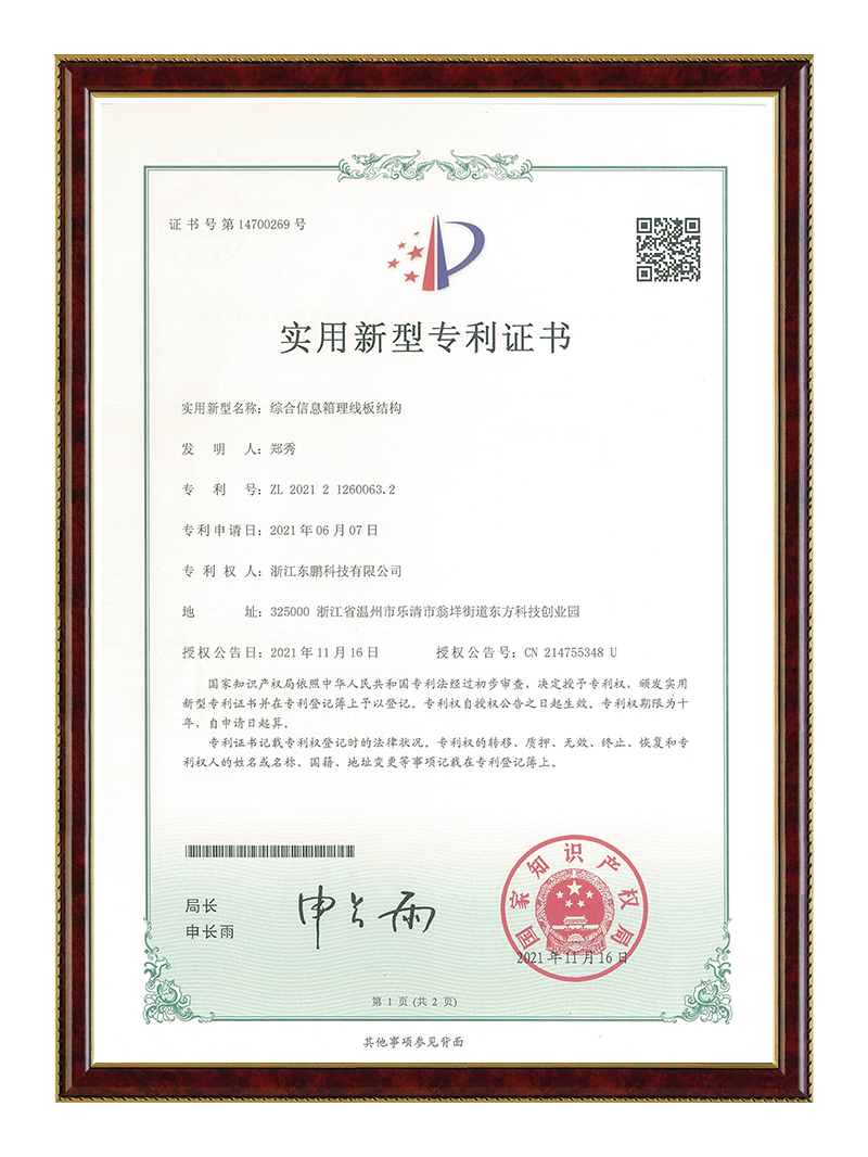 實用-綜合信息箱理線板結(jié)構(gòu)